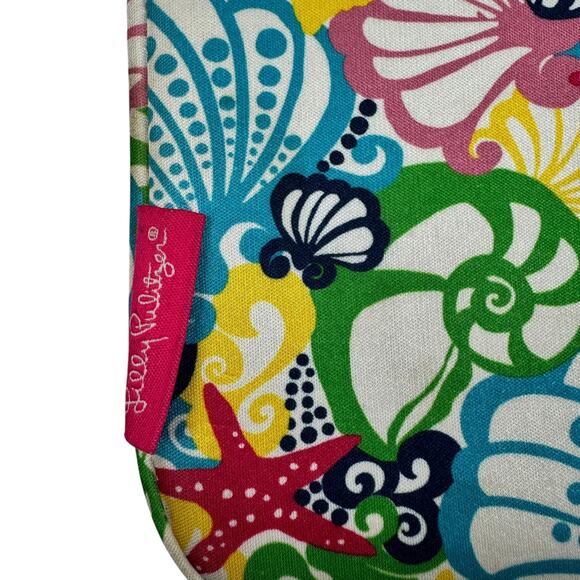 Lilly Pulitzer Chiquita Bonita Multicolor Shell Print Soft Zippered Tablet Case - Picture 4 of 6